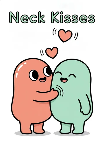 Neck kisses
